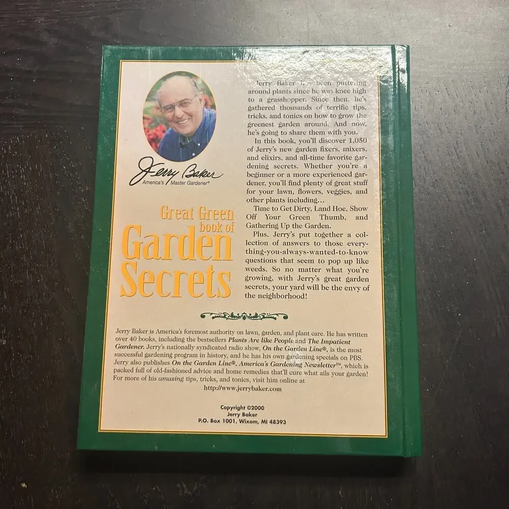 Jerry Baker's Great Green Book of Garden Secrets
